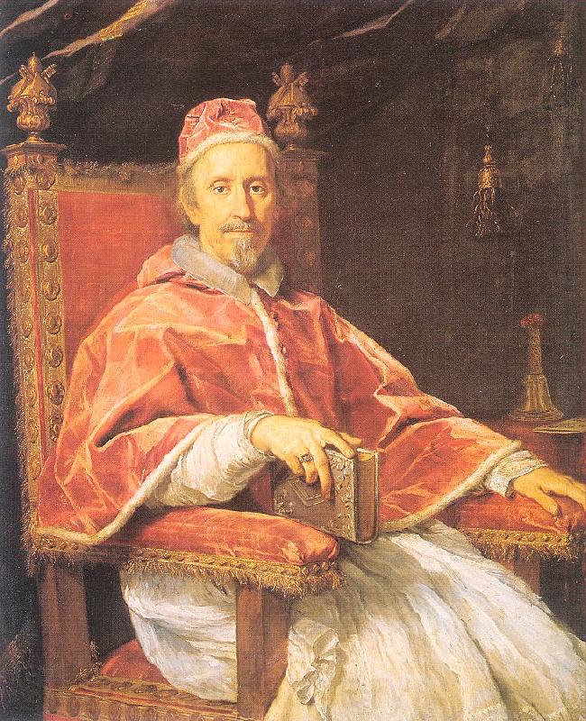 Maratta, Carlo Portrait of Pope Clement IX Spain oil painting art